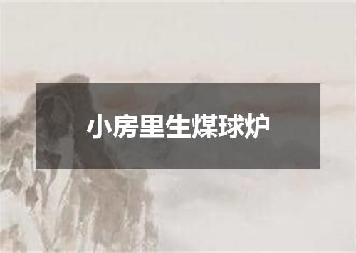 小房里生煤球炉
